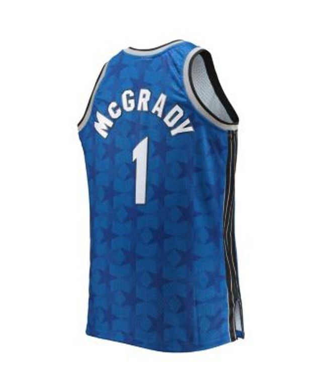 Tracy McGrady Orlando Magic Mitchell & Ness Hardwood Classics 2003/04 Split  Swingman Jersey - Blue/Black