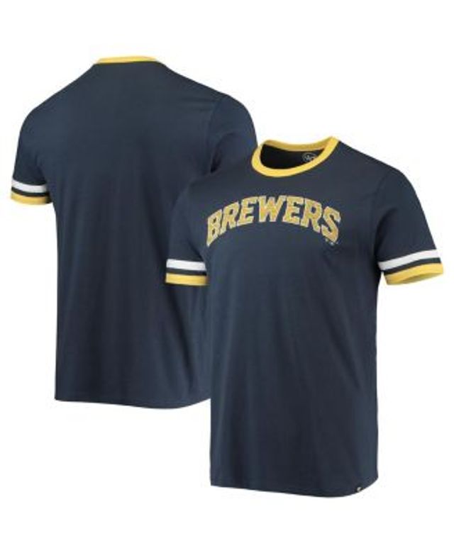 Men's Pro Standard Navy Milwaukee Brewers Team Logo T-Shirt