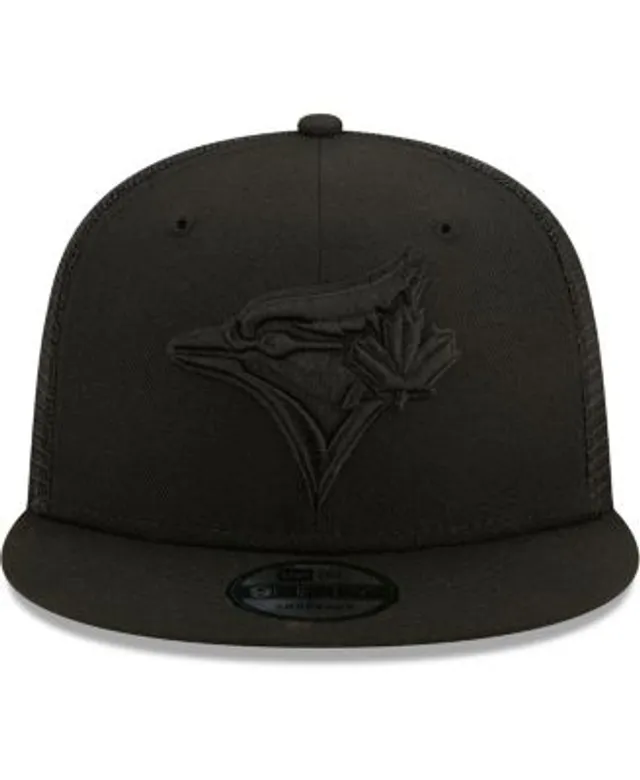 Men's Toronto Blue Jays New Era Black Repeat A-Frame 9FIFTY Trucker  Snapback Hat