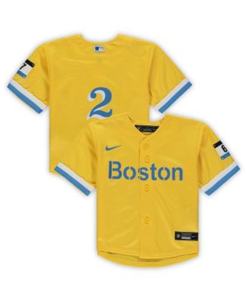 Men's Boston Red Sox Alex Verdugo Nike Gold City Connect Replica Player  Jersey