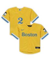 Youth Nike Xander Bogaerts Gold Boston Red Sox 2021 City Connect Name &  Number T-Shirt