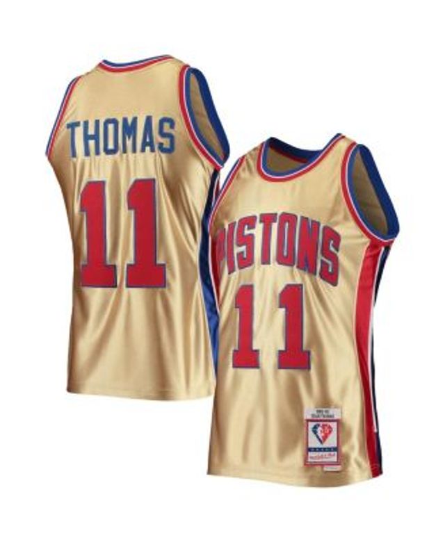 Mitchell & Ness NBA 75th Gold Swingman Pistons Shorts L