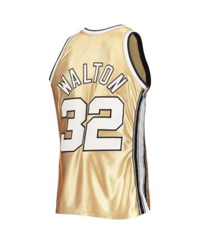 32 BILL WALTON Portland Trail Blazers NBA Center Black Throwback