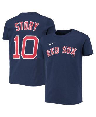 Men's Trevor Story Navy Boston Red Sox Big & Tall Name & Number T-Shirt