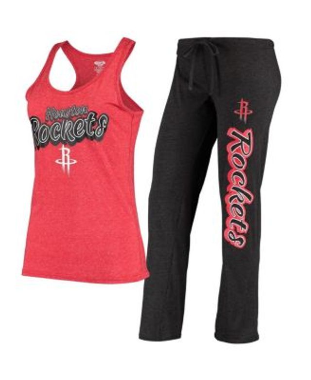 Women's Concepts Sport Red/Black Atlanta Falcons Logo T-Shirt & Pants Set