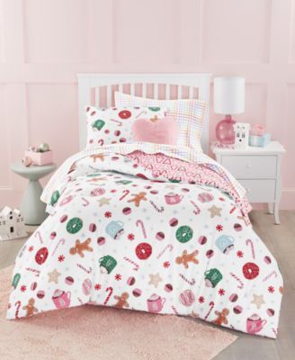 Sugar & Spice Reversible 2-Pc. Comforter Set, Twin, Created for Macy's