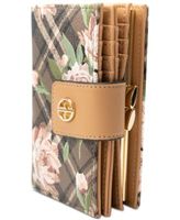 Holiday Plaid Floral Framed Indexer Wallet, Created for Macy's 