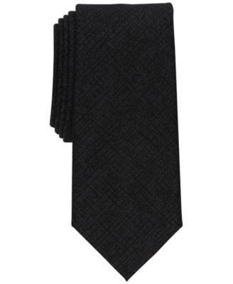 Men's Slim Crosshatch Tie, Created for Macy's