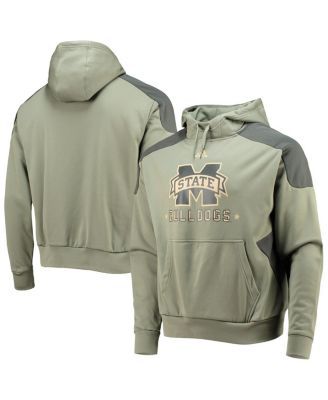 Adidas Green Nebraska Salute To Service Pullover Hoodie