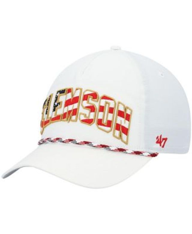 Men's '47 White Miami Hurricanes Stars and Stripes Flag Flutter