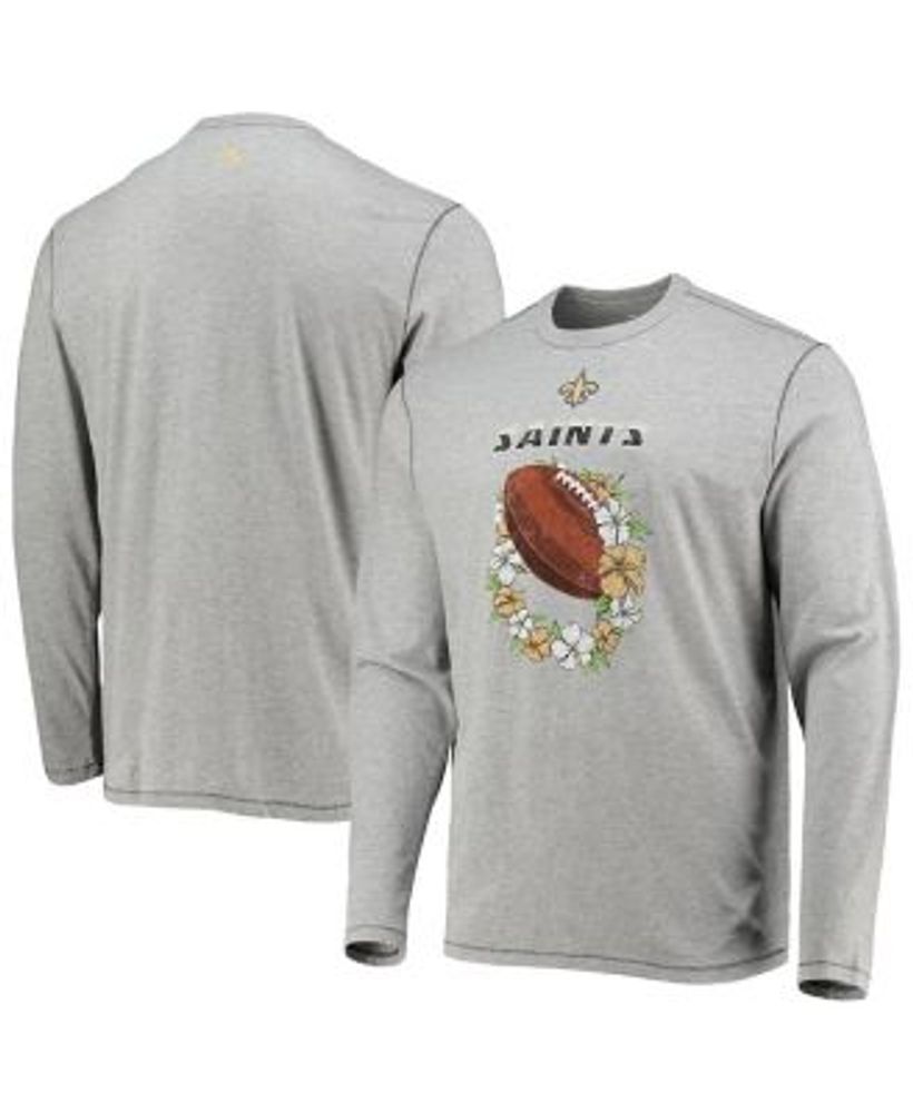 Men's Concepts Sport Heather Gray Pittsburgh Steelers Ledger Raglan Long Sleeve Henley T-Shirt