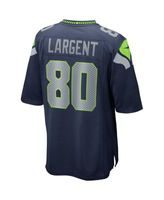 Nike Men's Steve Largent College Navy Seattle Seahawks Game Retired Player  Jersey