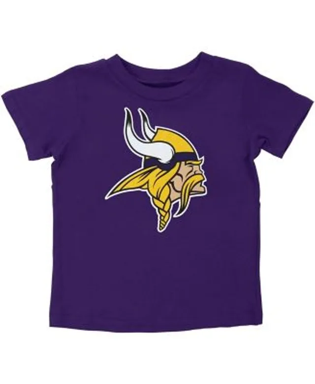 Outerstuff Preschool Justin Jefferson Purple Minnesota Vikings Mainliner Player Name & Number T-Shirt