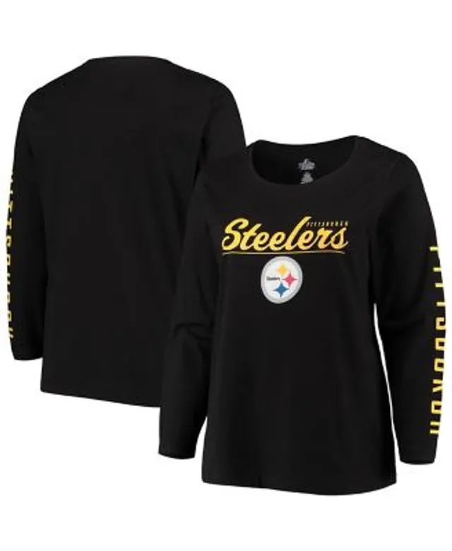 Women's Oversized Boyfriend Pittsburgh Steelers Graphic Tee, Women's Tops