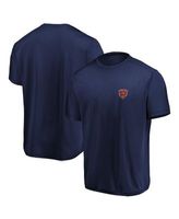 Men's Majestic Navy Chicago Bears Showtime Logo Cool Base T-Shirt