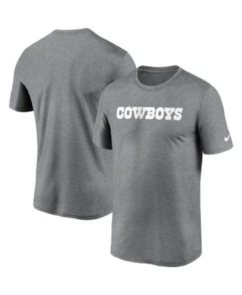 Dallas Cowboys Men's Trip Wordmark Grey T-Shirt