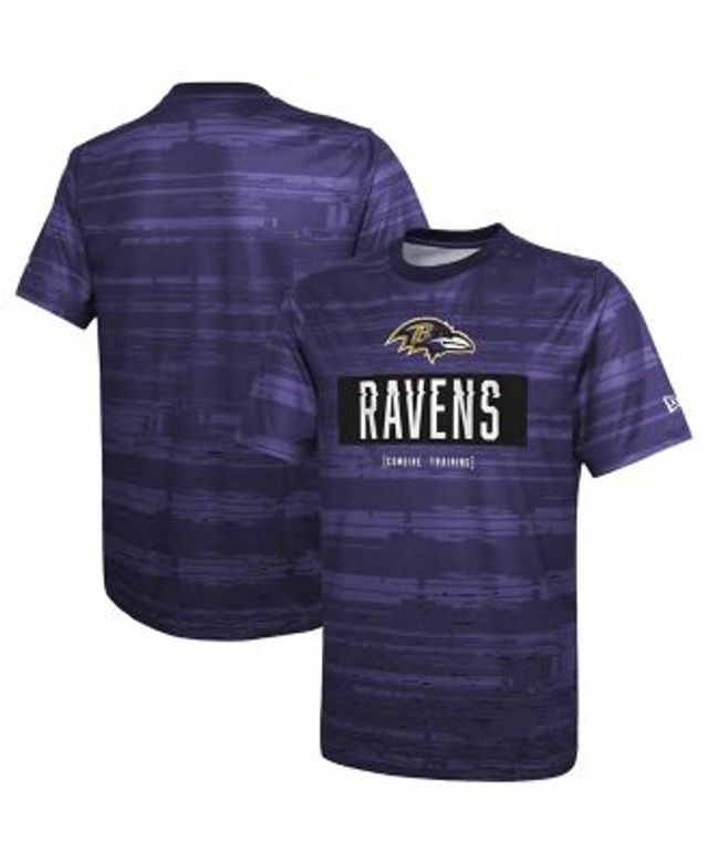 New Era Men's Heathered Gray Baltimore Ravens Combine Authentic Red Zone Long  Sleeve T-shirt