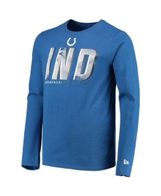 Indianapolis Colts New Era Women's Tie-Dye Long Sleeve T-Shirt - Royal