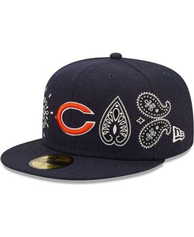 Chicago Bears New Era Tri-Tone 59FIFTY Fitted Hat - Orange