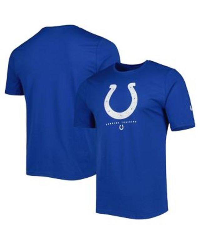 Men's New Era Royal Indianapolis Colts Team Combine Authentic Stated Fitted  Long Sleeve T-Shirt