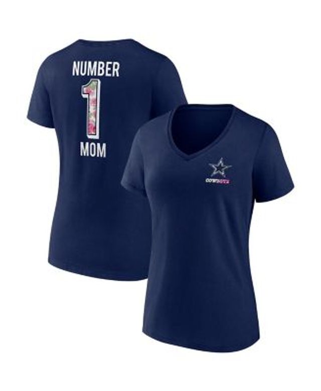 Women's Fanatics Branded CeeDee Lamb Navy Dallas Cowboys Plus Size Name & Number V-Neck T-Shirt