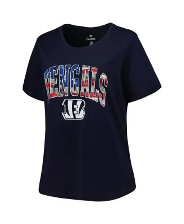 T-Shirt  Womens 47 Brand Cincinnati Bengals Treasure Frankie Tee