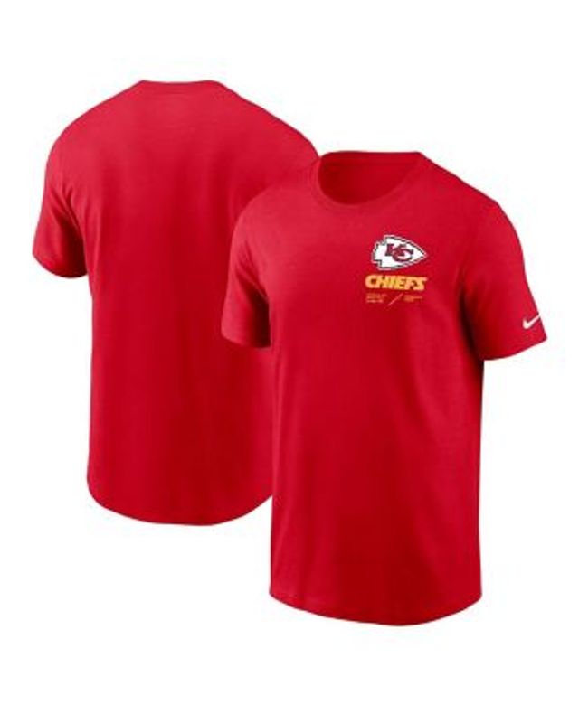 Men's NFL x Staple Red Kansas City Chiefs All Over Print T-Shirt