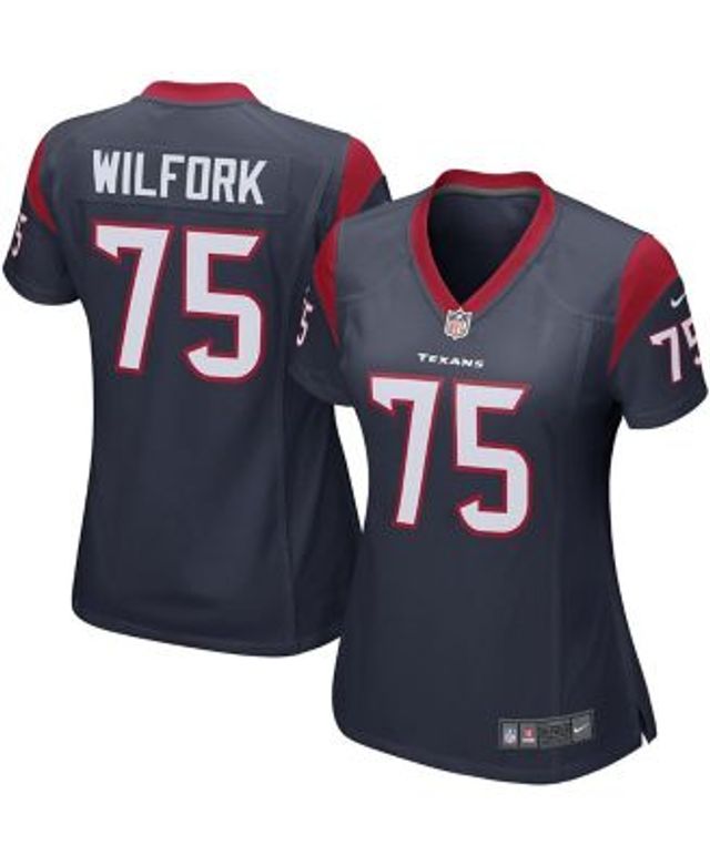 Men's Nike Vince Wilfork Navy Blue Houston Texans Game Jersey