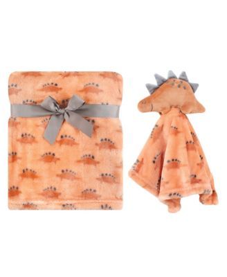 Baby Boys Plush Blanket and Security Blanket