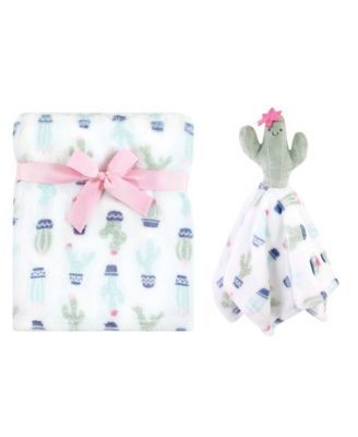 Baby Girls Plush Blanket and Security Blanket