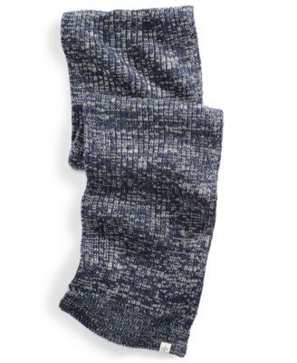 Men's Solid Ribbed Scarf, Created for Macy's