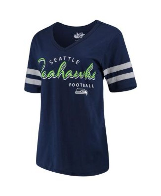 Fanatics Women's Navy Seattle Seahawks Mother's Day V-Neck T-Shirt