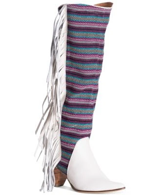 Women's Rainbow Fringe Boots