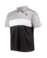 FOCO Men's Silver, Black Las Vegas Raiders Retro Colorblock Polo