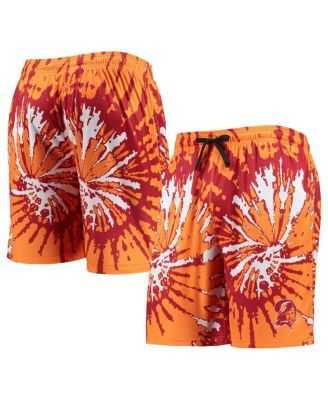 FOCO Chicago Bears Orange Retro Static Mesh Lounge Shorts