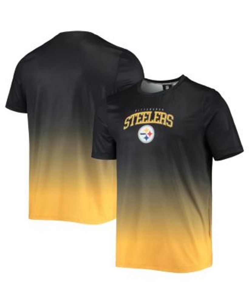 black and yellow steelers shirt