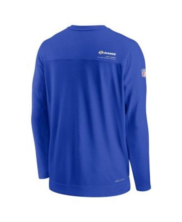 Los Angeles Rams Starter Halftime Long Sleeve T-Shirt - Royal/White