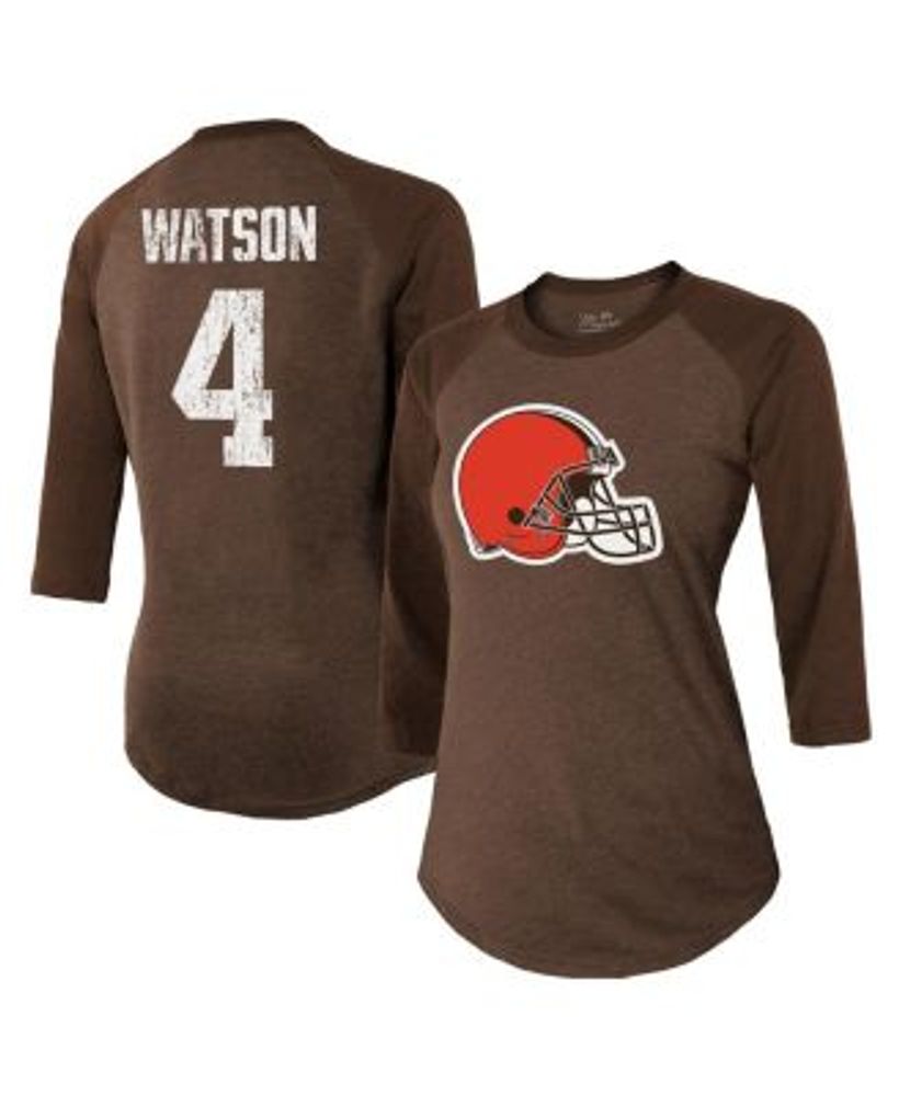 Nike Men's Cleveland Browns Athletic Long Sleeve Raglan T-Shirt - Grey & Brown - S (Small)