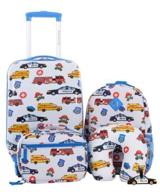 Kid's Hard Side Carry-On Spinner 5 Piece Luggage Set