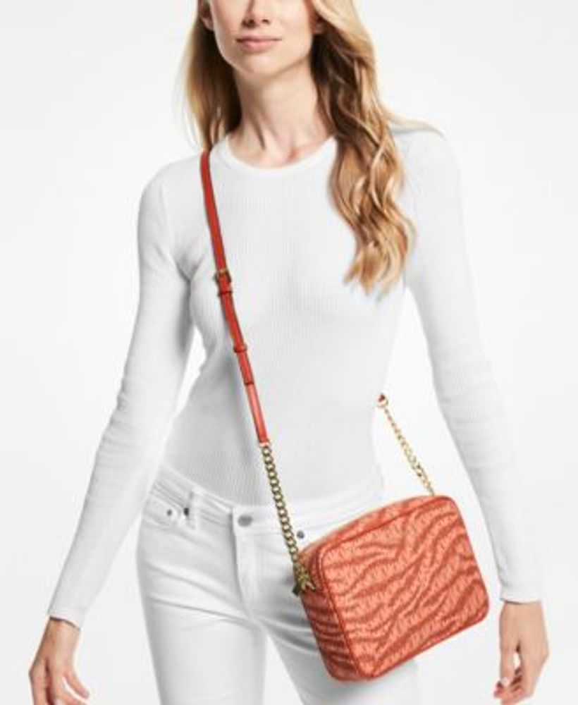 Michael Kors Logo Jet Set East-West Crossbody - Macy's