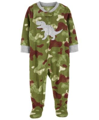 Baby Boys One-Piece Fleece Footie Pajama