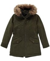 S. Rothschild Big Girls Micro Parka with Faux Fur Lining Jacket