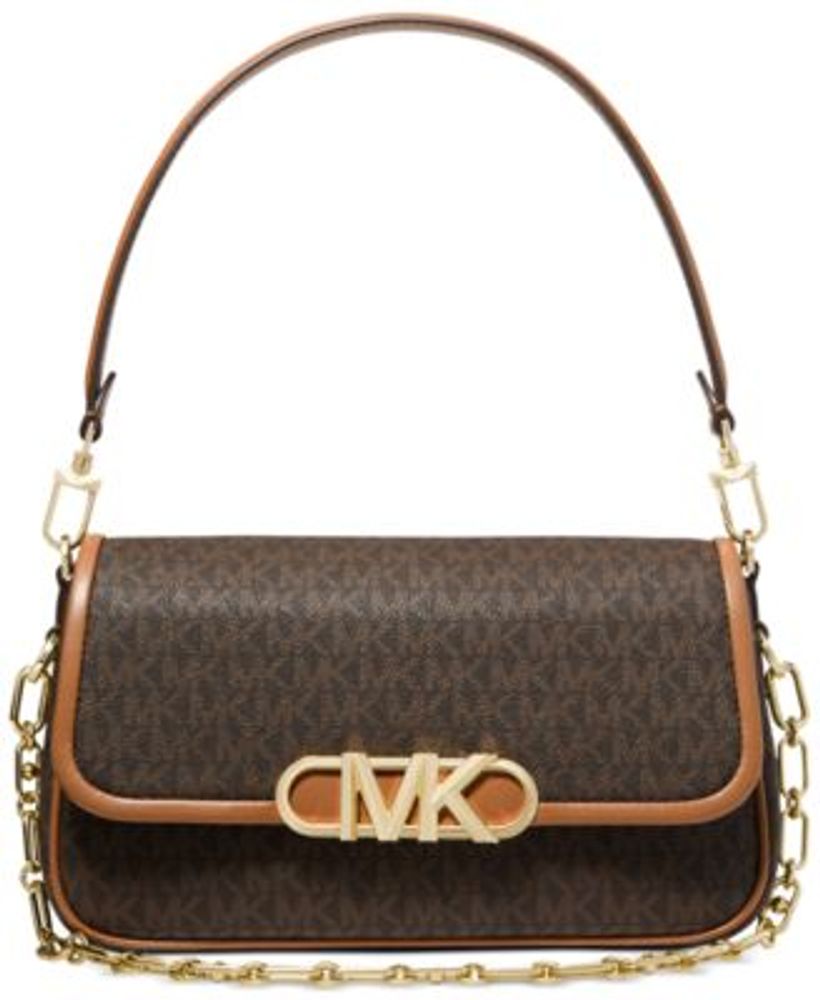 Michael Kors Greenwich Convertible Leather Shoulder Bag - Macy's