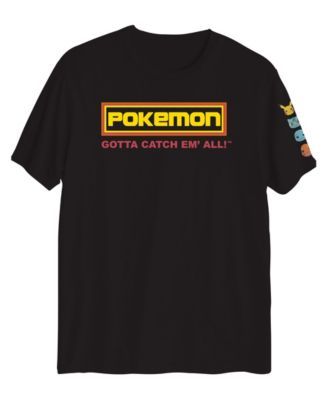 Big Boys Pokemon Poke Sleeve Hit Short Graphic T-shirt