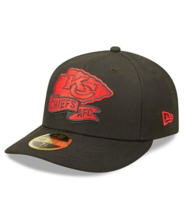 New Era Men's New Era Black Kansas City Chiefs 2022 Sideline 59FIFTY Low  Profile Pop Fitted Hat