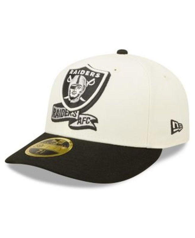 Las Vegas Raiders New Era 2022 Sideline 59FIFTY Fitted Hat - Cream