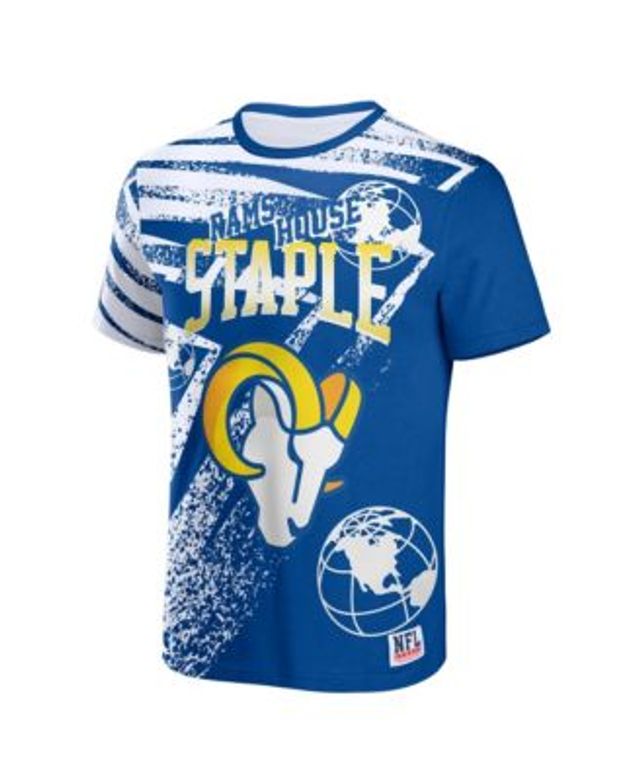 Men's NFL x Staple Blue Los Angeles Chargers All Over Print T-Shirt