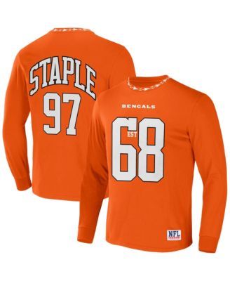 Cincinnati Bengals NFL x Staple Split Logo Pullover Hoodie - Orange