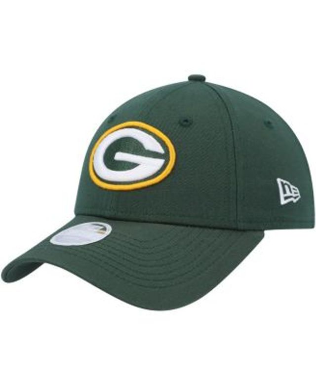 47 Brand Women's Green, White Green Bay Packers Haze Clean Up Trucker  Snapback Hat