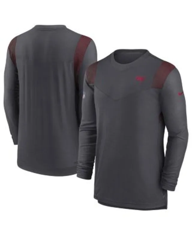 Men's Arizona Cardinals Nike Black Sideline Tonal Logo Performance Player  Long Sleeve T-Shirt